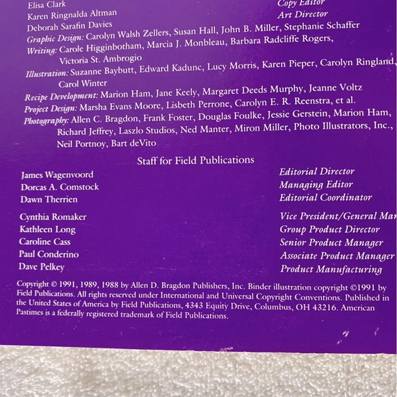 Vintage American Pastimes A Treasury Of Old Tome Crafts & Ideas Activity Binder - Picture 8 of 14